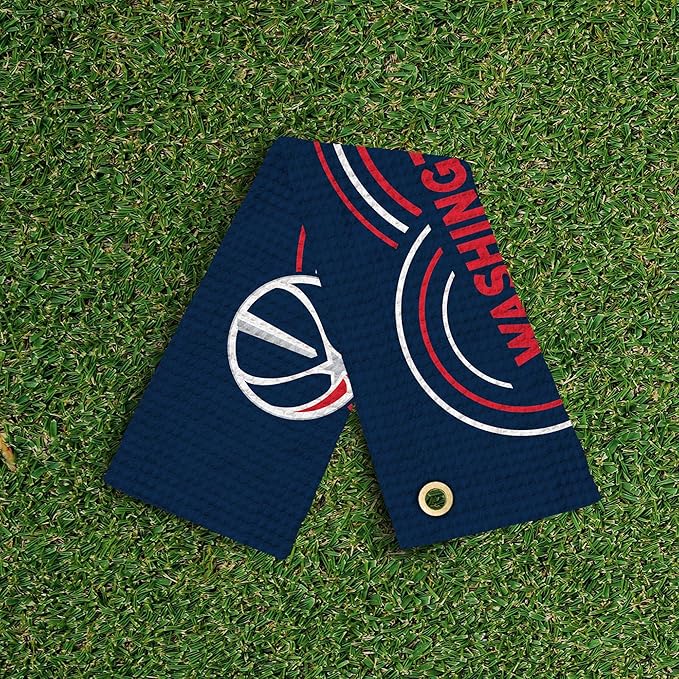Northwest NBA Golf Towel – Official Licensed Microfiber Waffle Fabric, Absorbent 16x25 in Club Cleaning Accessory