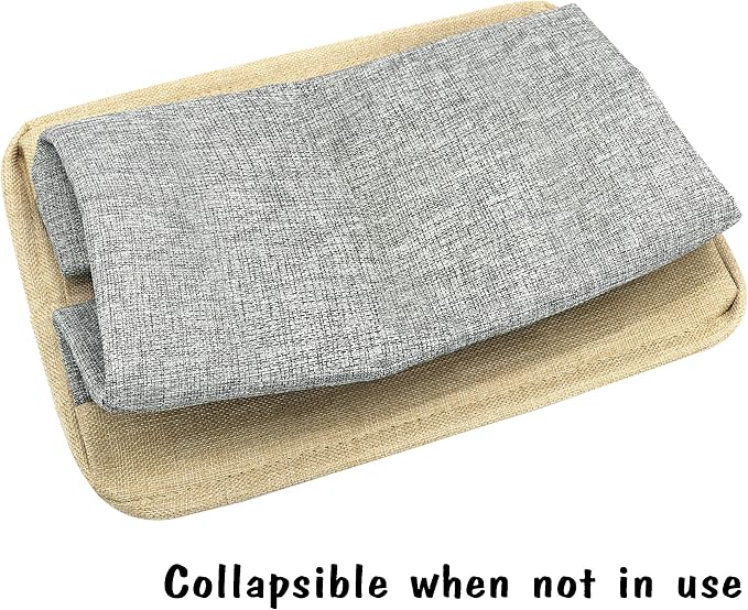 PET ARTIST Dog Toy Basket, Collapsible Dog Toy Bin Box with Comfortable Handles, Large Pet Toy Storage Basket Organizer for Accessories, Toys, Coat & Clothing, Blanket & Leash, Gray, 15"x11"x9" | Collapsible, Dog Toy Bin Box, Large, Organizer, for Acce...