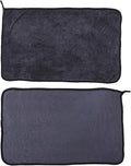 NUOBESTY 2pcs Car Absorbent Microfiber Drying Towels 40x60cm Thick Dual-Sided Cleaning Cloths for Car Exterior and Window Glass Lint-Free and Detailing Rags