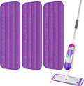 3 Pack Reusable Mop Pads Compatible with Swiffer PowerMop, Wood Floor Pads Microfiber Mop Replacement Refills Machine Washable for All Floor Surfaces