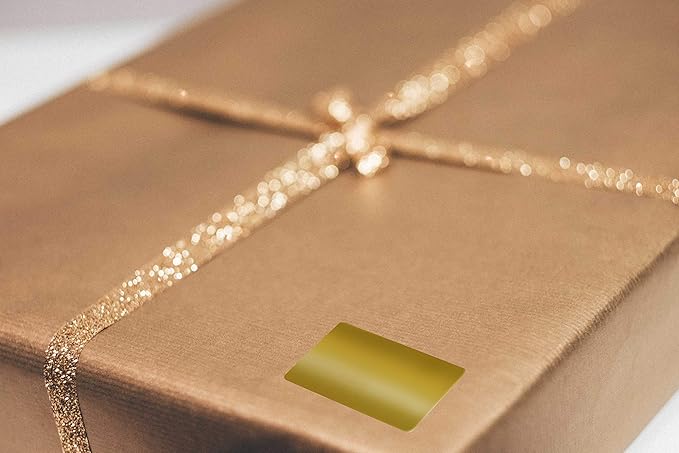 Royal Green Moving Labels Colorful Stickers 4" inch x 2" inch Identification Sticker in Gold(102 mm x 51 mm)- 150 Pack