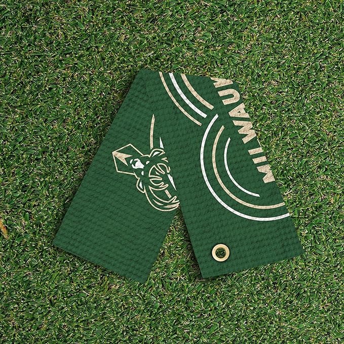 Northwest NBA Golf Towel – Official Licensed Microfiber Waffle Fabric, Absorbent 16x25 in Club Cleaning Accessory