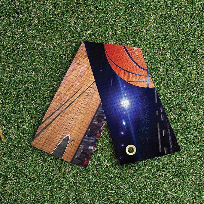 Northwest NBA Golf Towel – Official Licensed Microfiber Waffle Fabric, Absorbent 16x25 in Club Cleaning Accessory