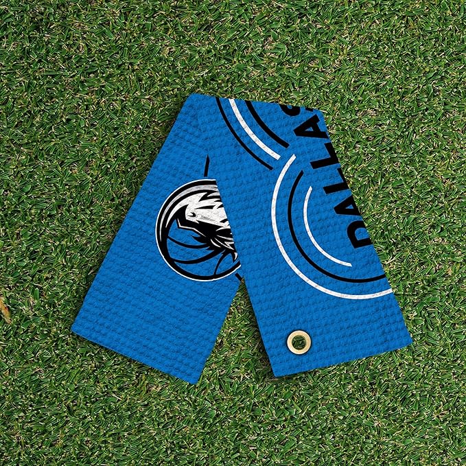 Northwest NBA Golf Towel – Official Licensed Microfiber Waffle Fabric, Absorbent 16x25 in Club Cleaning Accessory