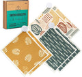 Harps&Seb Swedish Dishcloths for Kitchen Dishcloths - 6 Pack, Reusable Paper Towels with Clips, Super Absorbent Washable Non-Scratch Swedish Dish Towels, No Odor, Biodegradable