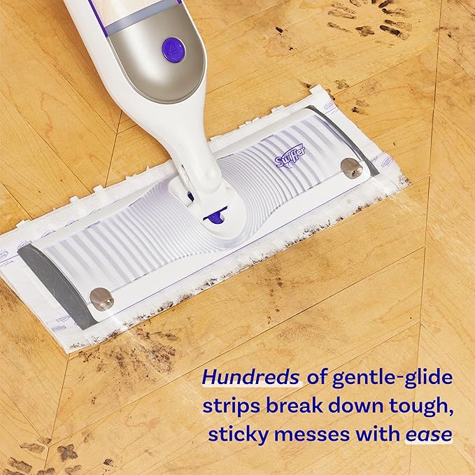Swiffer PowerMop Wood Mopping Pad Refills for Floor Cleaning, 5 count