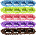 Mop Slippers Shoes 10 Pairs (20 Pieces) - Microfiber Cleaning House Mop Slippers, Floor Cleaning Tools Shoe Cover, Soft Machine Washable Reusable Microfiber Foot Socks for House Kitchen Office