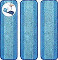 3 Pack Microfiber Cleaning Pads for Bona Family of Mops,Washable & Reusable Mop Pads Refill Replacement Safe for Hardwood and Multi-Surfac Floors Have Super-Absorbent