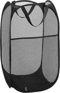 Laundry Basket, Laundry Hamper - Mesh Popup Laundry Hamper. Portable, Durable Handles, Collapsible for Storage, and Easy to Open. Great for The Kids Room, College Dorm, or Travel. (Black)[SHOOTING]