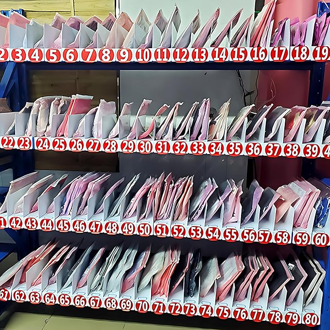 200 Pcs 30 * 12CM 1MM Separator Shelf Dividers Warehouse Shelf Isolation Board PVC Shelf Label for Supermarket Clothing Cabinet Storehouse Shelf