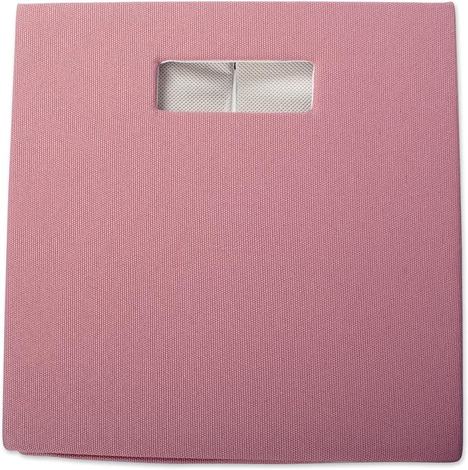 DII Poly-Cube Storage Collection Hard Sided, Collapsible Solid, Large, Rose