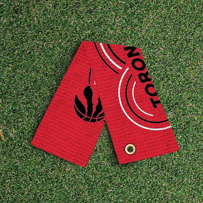 Northwest NBA Golf Towel – Official Licensed Microfiber Waffle Fabric, Absorbent 16x25 in Club Cleaning Accessory