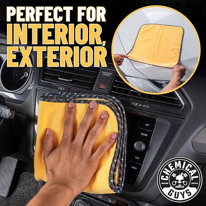 Chemical Guys Miracle Dryer Microfiber Drying Towel 2 Pack (36" x 25") - Super Absorbent and Scratch-Free Drying for Cars, Trucks, and SUVs (MIC72102)