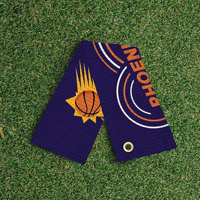 Northwest NBA Golf Towel – Official Licensed Microfiber Waffle Fabric, Absorbent 16x25 in Club Cleaning Accessory