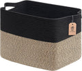 Goodpick Woven Baskets for Organizing, 18" x 14" x 12" Wicker Laundry Basket with Handles, Decorative Toy Baskets Storage Kids, Blanket Basket for Living Room, Bedroom