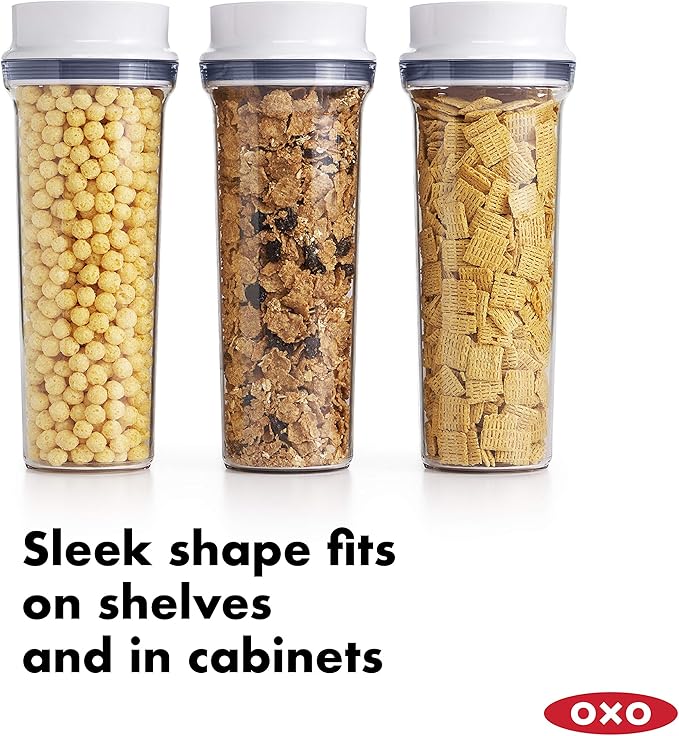 OXO Good Grips Airtight POP Medium Cereal Dispenser (3.4 Qt),(Pack of 8)