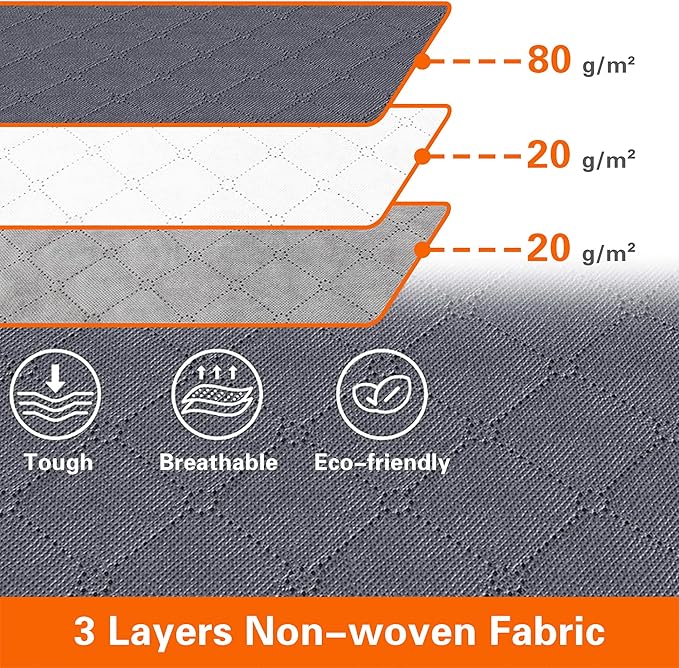 Vieshful 3 Pack Underbed Storage Bags 75L Foldable Clothes Bag Large Capacity Storage Containers with Clear Window Reinforced Handles Zippered Organizer Non-Woven for Comforters Blankets Bedding