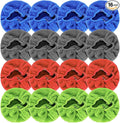 wuyaoyao 16PCS Car Windshield Cleaning Tool Bonnets, Microfiber Cleaning Cloth for Windshield Cleaning Tool, Replaced Car Care Microfiber Windshield Cleaner Cloths Pad, Fits 3" Plate (16PCS)