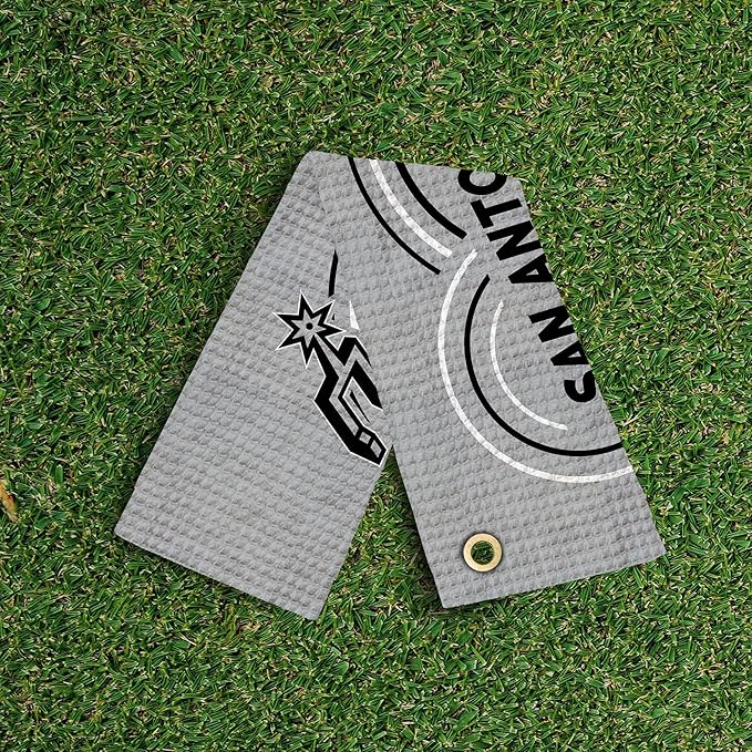 Northwest NBA Golf Towel – Official Licensed Microfiber Waffle Fabric, Absorbent 16x25 in Club Cleaning Accessory