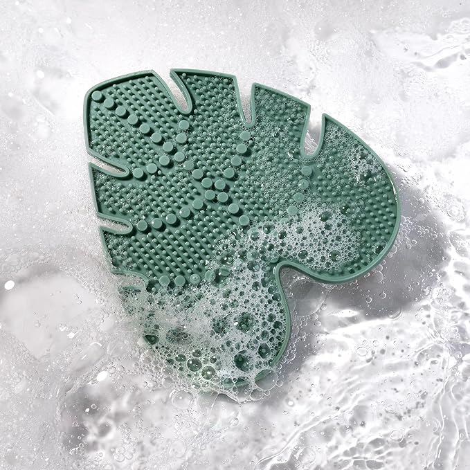 EcoTools Makeup Brush Cleansing Pad + Deep Clean Shampoo Bundle, Brush Cleaner Mat & Makeup Brush Cleanser For Deep Cleaning Tools, Clean Formula, Cruelty-Free, & Vegan, 2 Piece Set