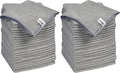 Rubbermaid Microfiber Cloth Towels 14"x14" Non-Scratch Reusable/Washable for Cleaning/Wiping/Polishing for Home/Kitchen/Car,(Pack of 48)