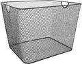 YBM Home Wire Mesh Kitchen Storage Basket Organizer for Organizing Household Pantry and Kitchen Cabinets - Multipurpose Wire Storage Baskets for Home, Dorm Room, Garage, Black
