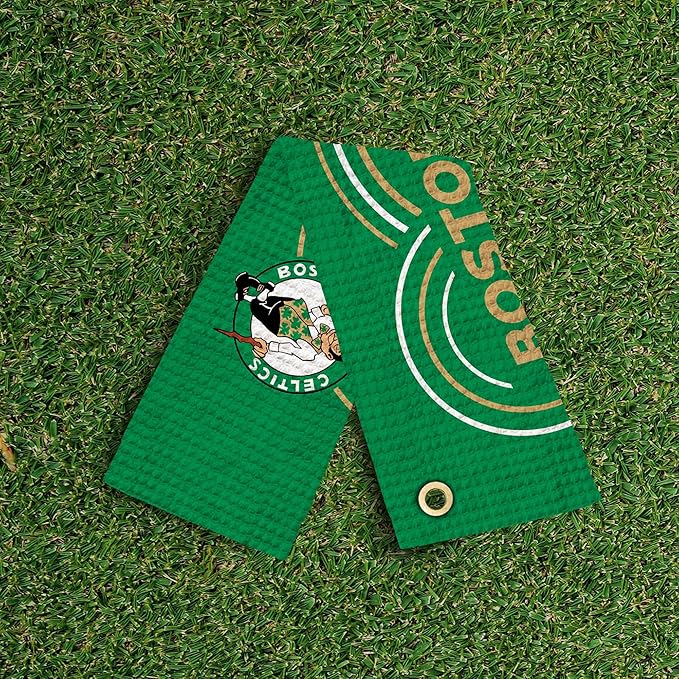 Northwest NBA Golf Towel – Official Licensed Microfiber Waffle Fabric, Absorbent 16x25 in Club Cleaning Accessory