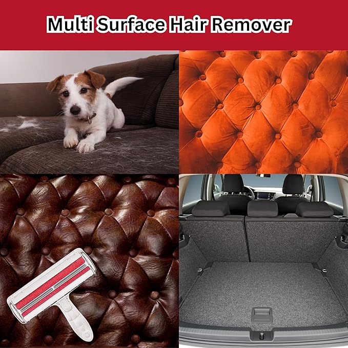 GajetNest Pet Hair Remover Roller Resuable Lint Roller, Cat and Dog Hair Remover for Couch, Carpet, Clothing, Bedding and Furniture Portable Design Easy to Use Fur Removal Tool