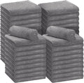 Shimeyao 30 Pcs 16 x 16 Inch Edgeless Microfiber Plush Towels for Cars Detailing Drying Wash Polishing Absorbent Cleaning Cloths, 500 GSM(Gray)