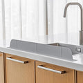 30 inch(75cm) Premium Kitchen Sink Silicone Water Splash Guard SIZE UPGRADE 30" and new package - NO Suction Cups, Ultra Wide 30" - Made in Korea (Ultra Wide Eco Gray)