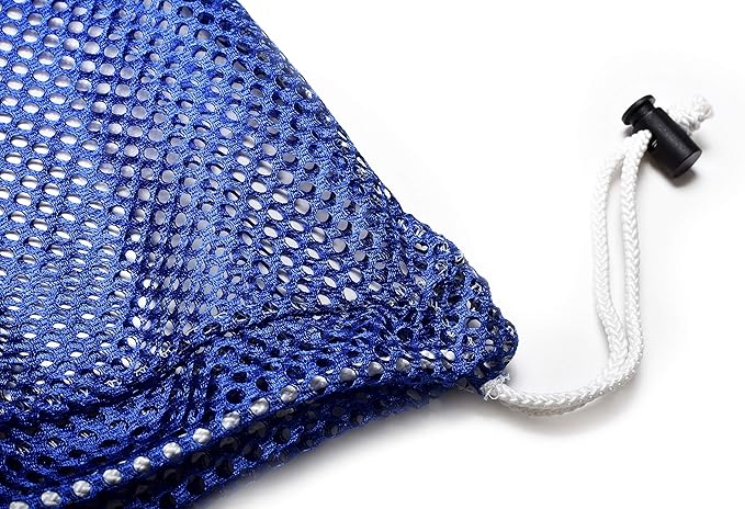Mesh Equipment Bag - 32” x 36” and 24” x 36” - Adjustable, sliding drawstring cord closure. Perfect mesh bag for parent or coach, making it easy to transport and keeping your sporting gear organized.