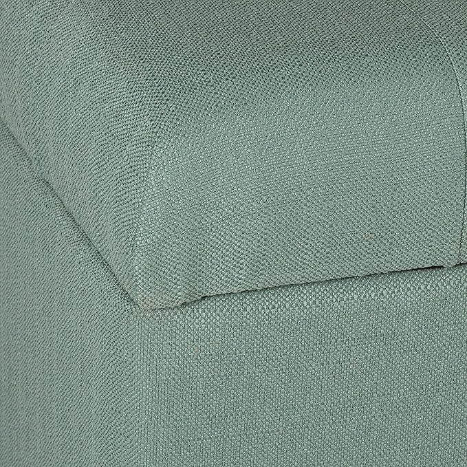 Spatial Order Large Tufted Storage Bench - Teal
