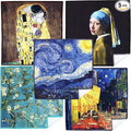 Large [5 Pack] World Best Classic Art Collection - Ultra Premium Quality Clean & Clear Microfiber Cleaning Cloths (Best for Camera Lens, Glasses, Screens, and All Lens.)