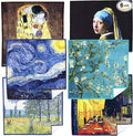 Large [6 Pack] World Best Classic Art Collection Microfiber Cloth - Ultra Premium Quality Microfiber Cleaning Cloths(Best for Camera Lens, Glasses, Screens, and All Lens.), Microfiber Cloth